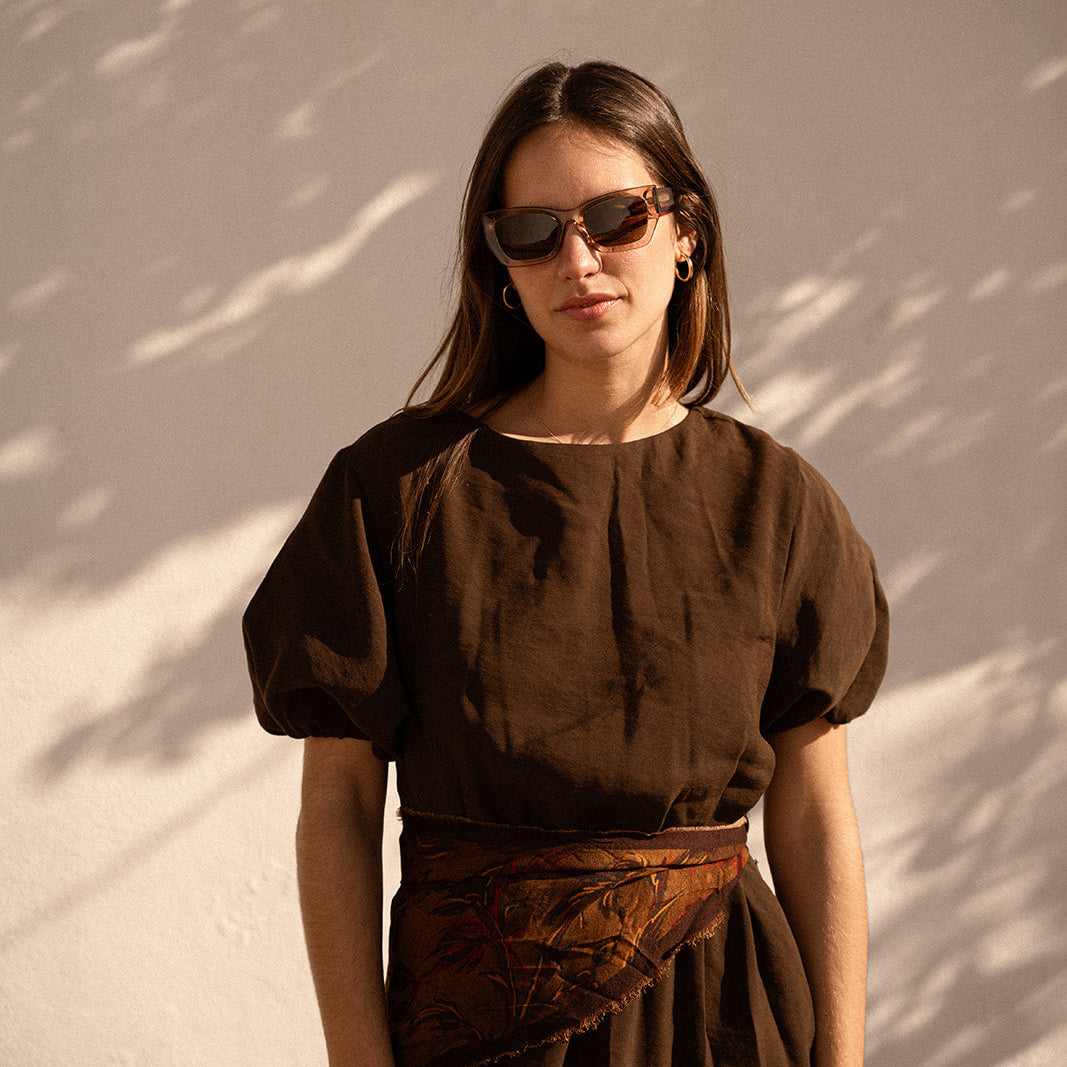 Gafas de sol Moore Rosa Transparente
