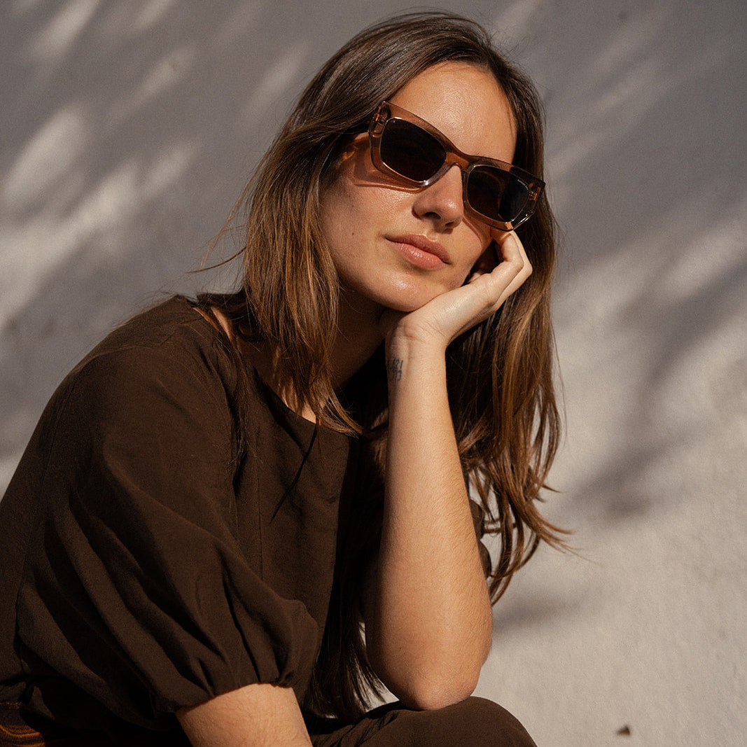 Gafas de sol Moore Rosa Transparente