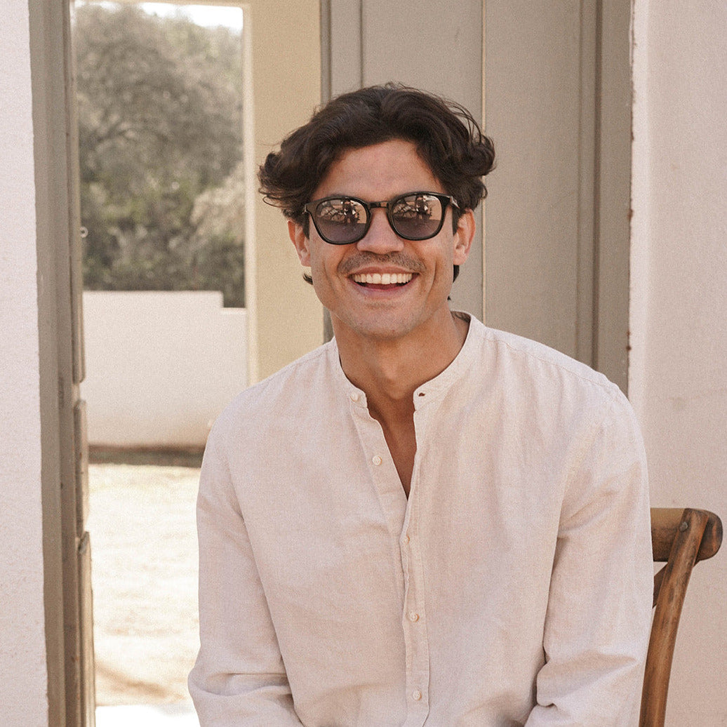 Gafas de sol Cowell Negro lente azul