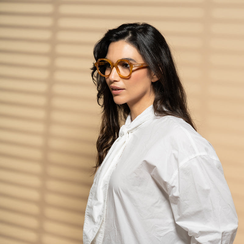 Gafas de graduado Mer Caramelo