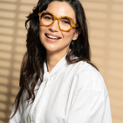 Gafas de graduado Mer Caramelo